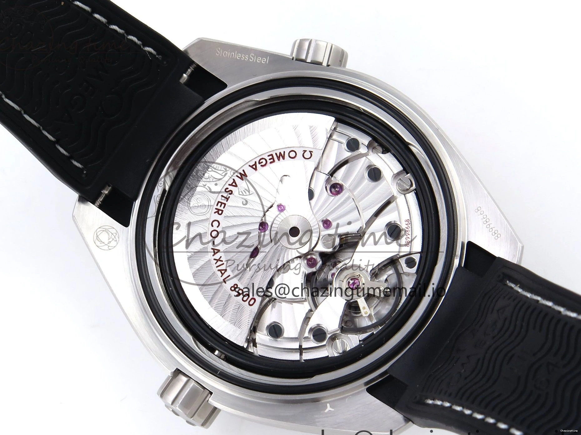 0307 AllSeason Planet Ocean 43.5mm SS VSF 1:1 Best Edition Gray Bezel Gray Dial on Black Rubber Strap A8900 Super Clone 7712